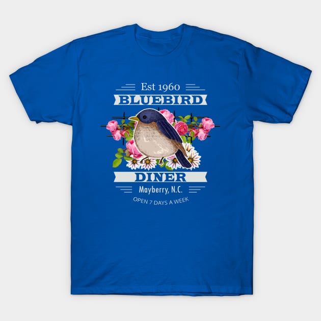 Bluebird Diner T-Shirt by woodsman